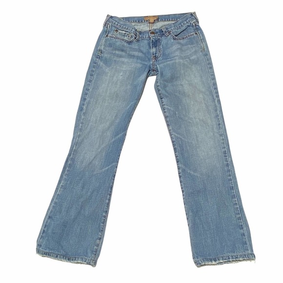 ABERCROMBIE & Fitch Boot Cut Blue Denim Jeans - Picture 2 of 12